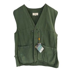 Univer classic collection men's L/54 utility gilet oasi verde